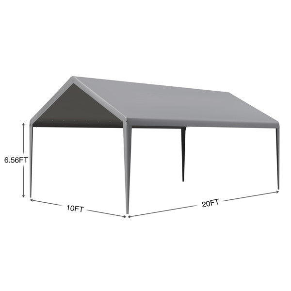 Gardesol Carport Replacement Top Cover for 12' x 20' Carport Frame, Be