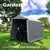 Gardesol Storage Shelter, Portable Storage Shed with Roll-up Zipper Door, Gray